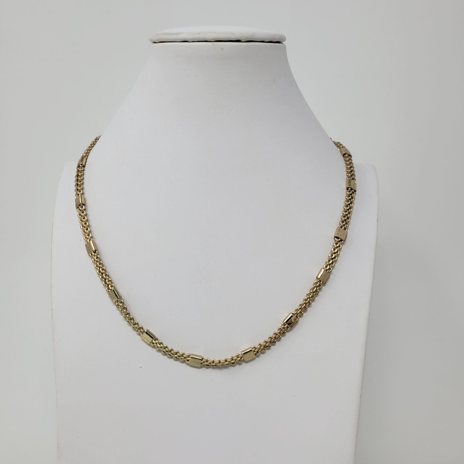 GoldTone Chain Necklace With Lobster Clasp